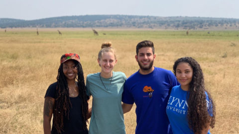 Students in the Ambassador Corps program travel to Rwanda and spend time in the in Akagera National Park.