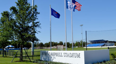 a view of Bobby Campbell Stadium from the north east side.