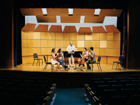 Students perform in the Amarnick-Goldstein Concert Hall
