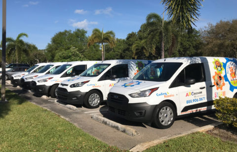 ABC Mouse vans wrapped by Lynn Creative Services