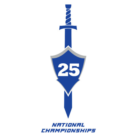 25 National Championships logo