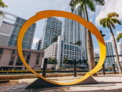 Art installation in Miami, Florida