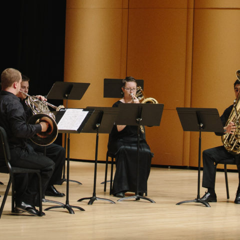 Conservatory students play brass