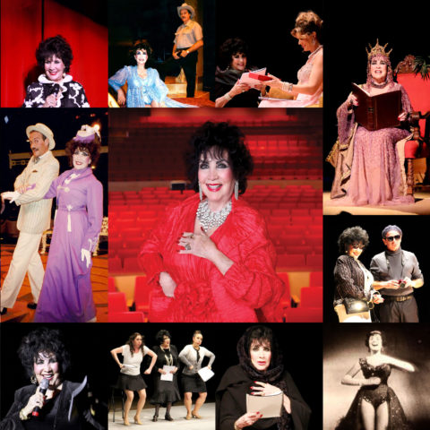 A collage of Jan McArt performances through the years