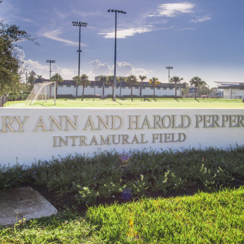 The Mary Ann and Harold Perper Intramural Field.