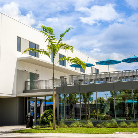 Perper Residence Hall on Lynn University campus.