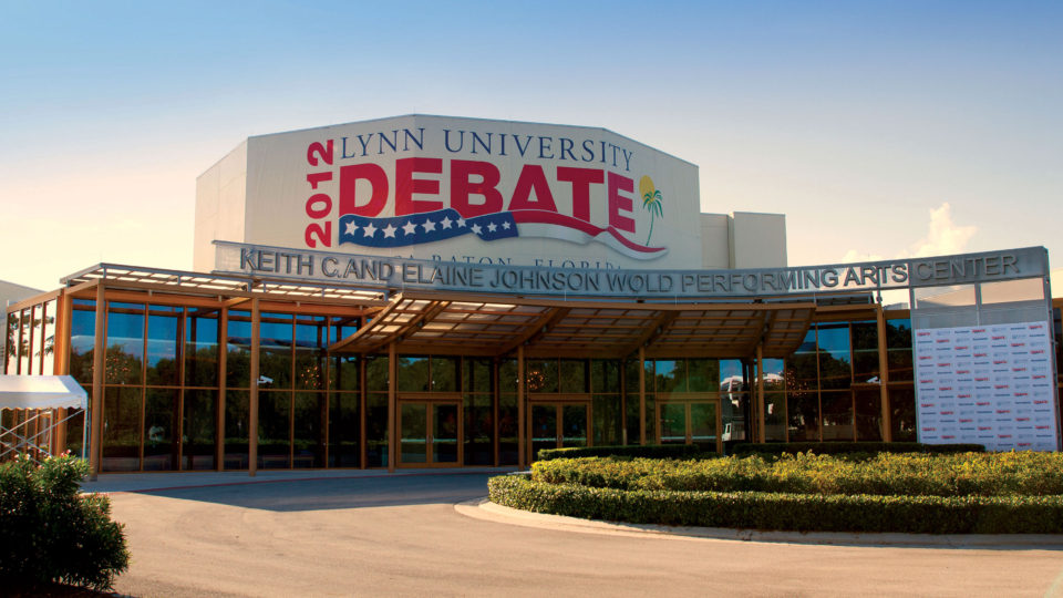 2012 Presidential Debate at toehold Performance center