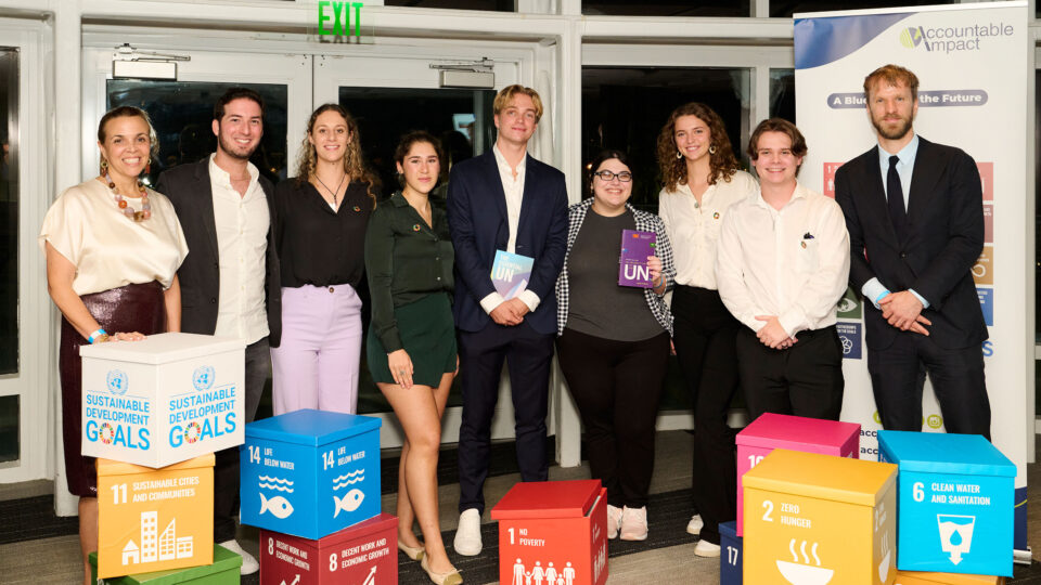 Student's from Lynn's Social Impact Lab participate in the final competition for the SDG Challenge: Miami.